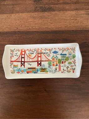 San Francisco San Fran California Porcelain Tray by Grace NWT